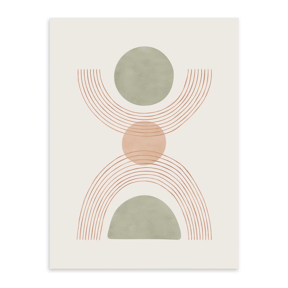 Boho Mint 50x70 / Marco Color Roble