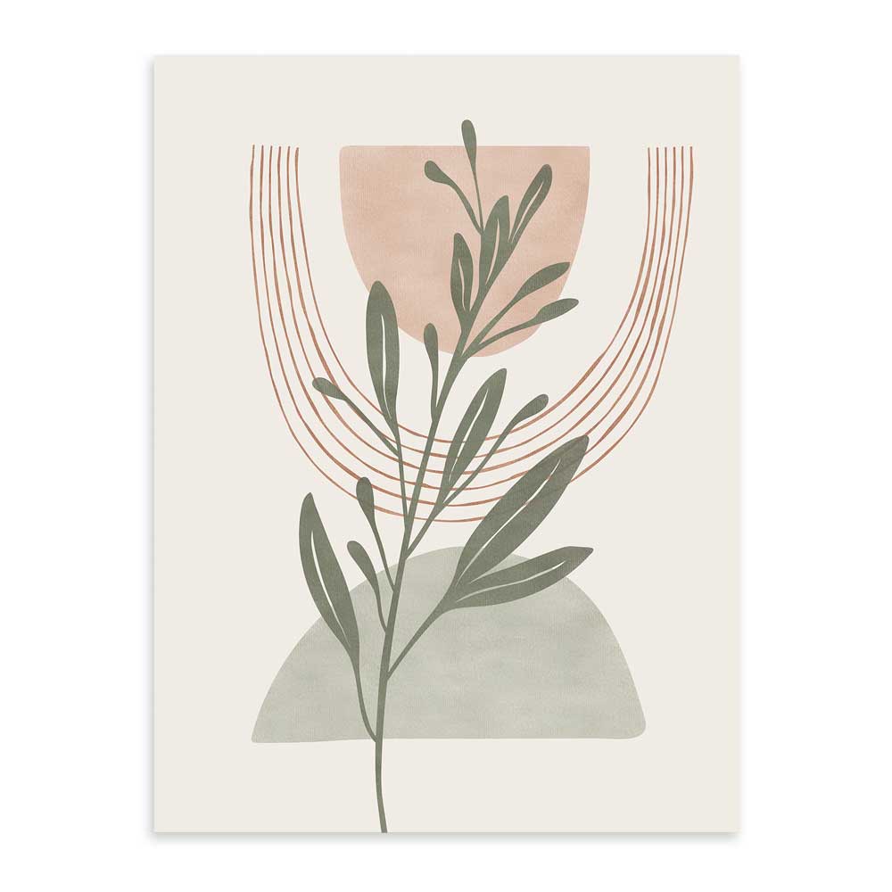 Ramas Arco 50x70 / Marco Color Roble