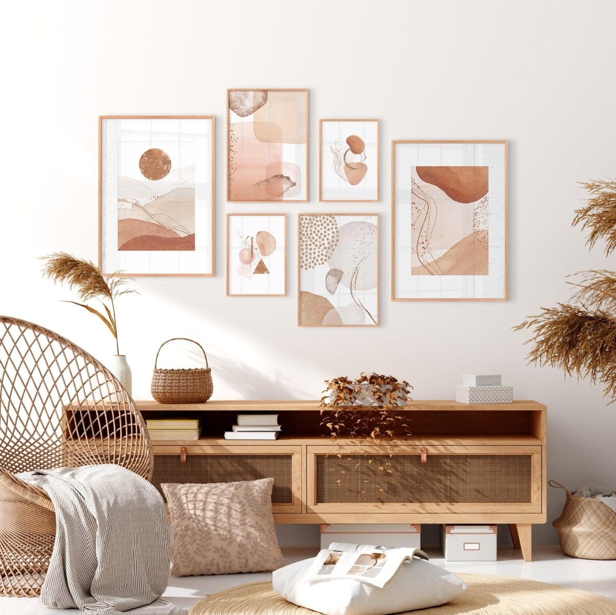 Láminas con Ilustraciones Marrones
