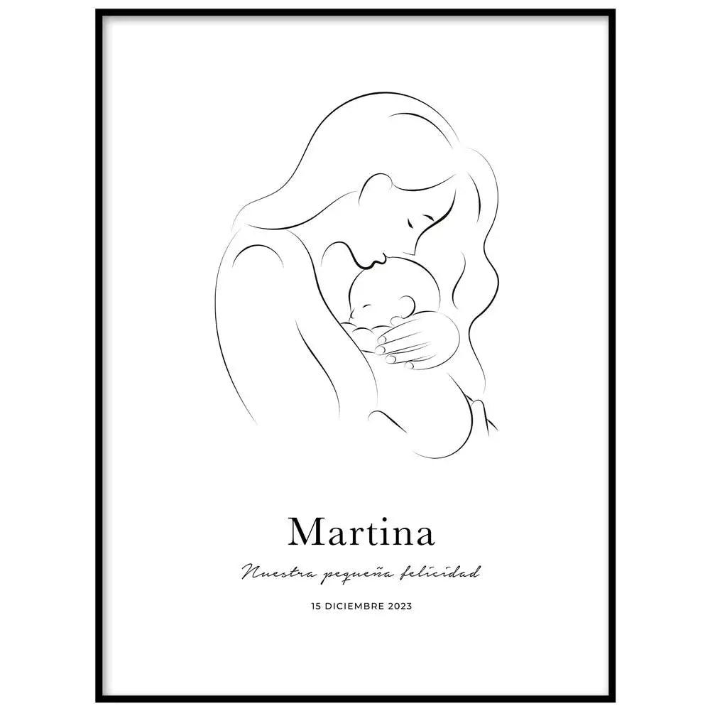 Lámina de nacimiento personalizada