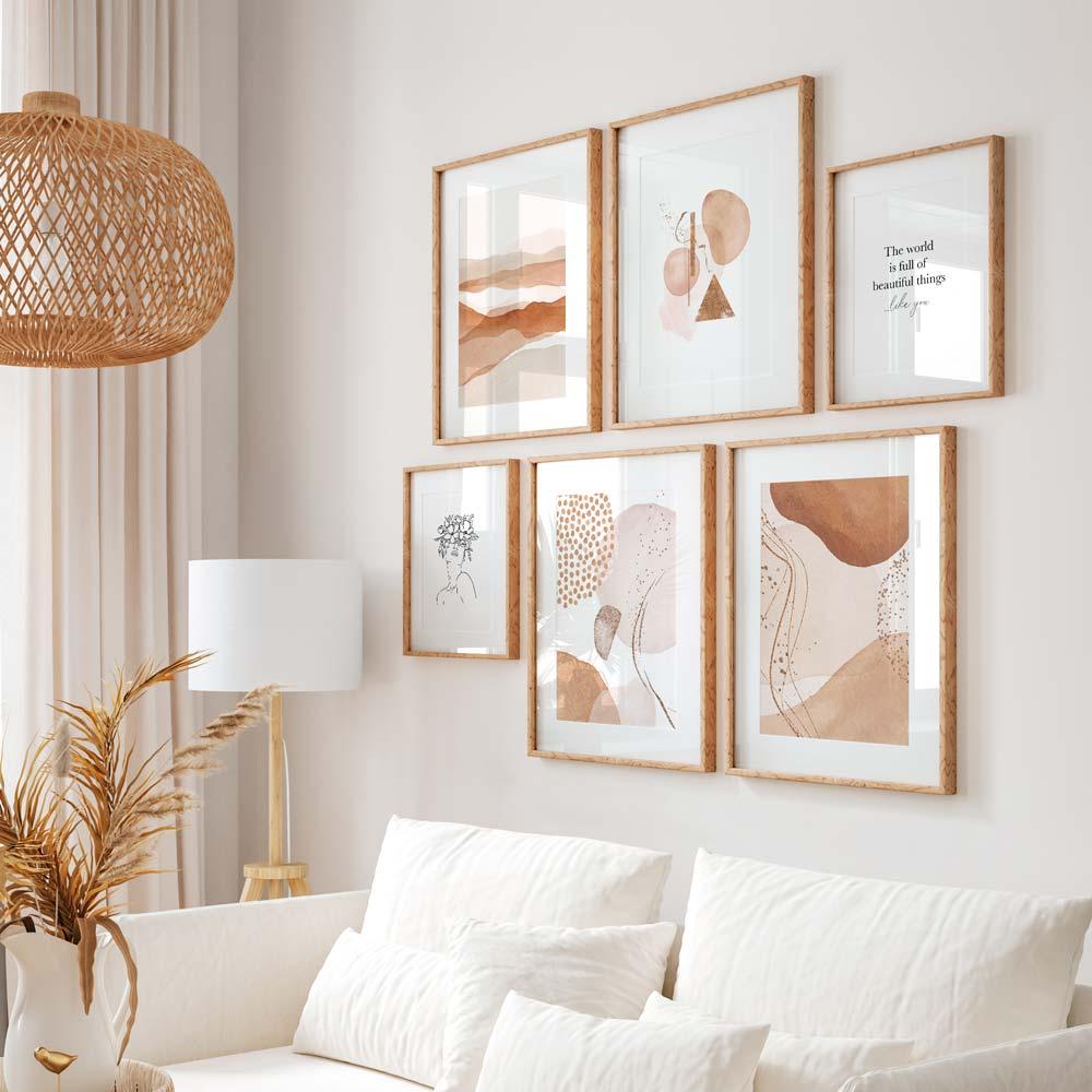 Láminas con Ilustraciones Cálidas