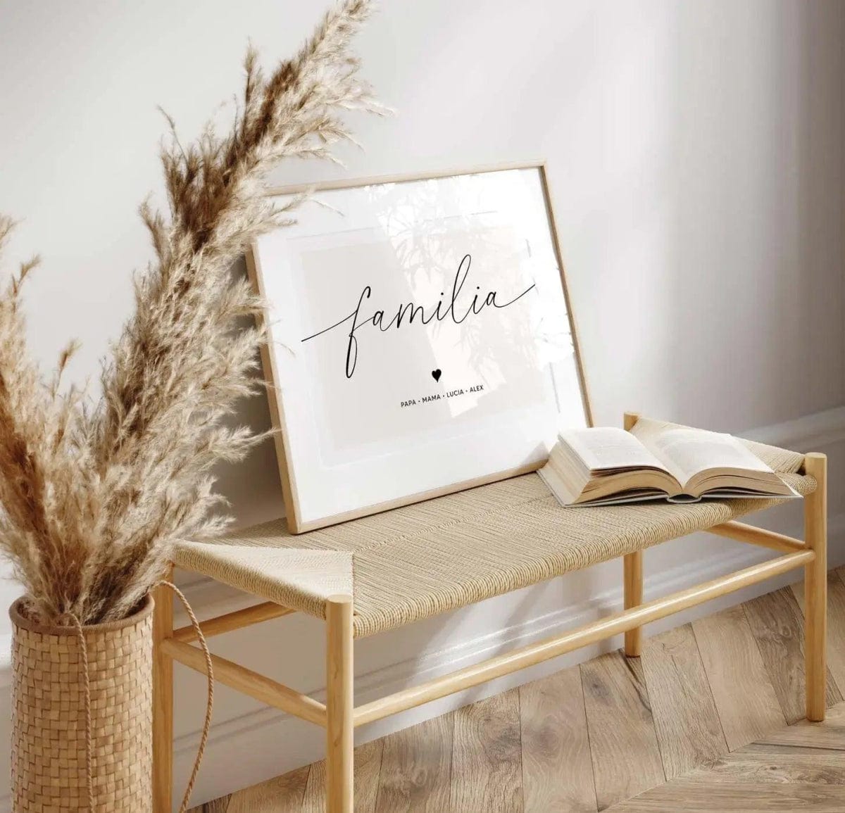Lámina decorativa personalizada familiar