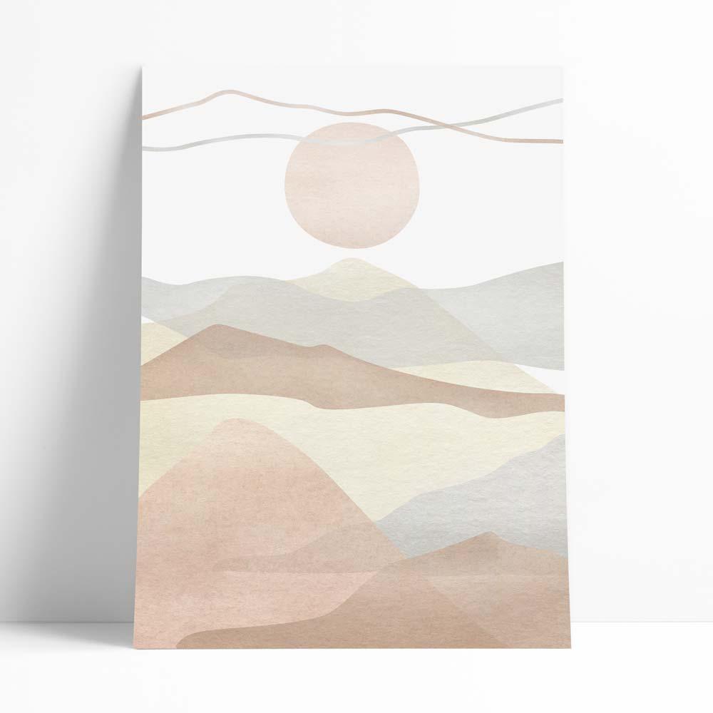 Láminas Con Ilustraciones Boho.