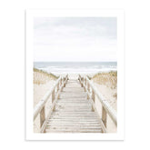 Camino Playa 50x70 / Marco Color Roble