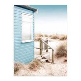 Casita Costera 50x70 / Marco Color Roble