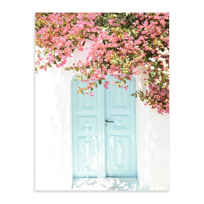 Puerta Flores 30x40 / Lámina Sin Marco