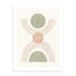 Arcos Verde 50x70 / Marco Color Roble