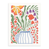 Florero Folk 50x70 / Lámina Sin Marco