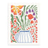 Florero Folk 50x70 / Marco Color Roble
