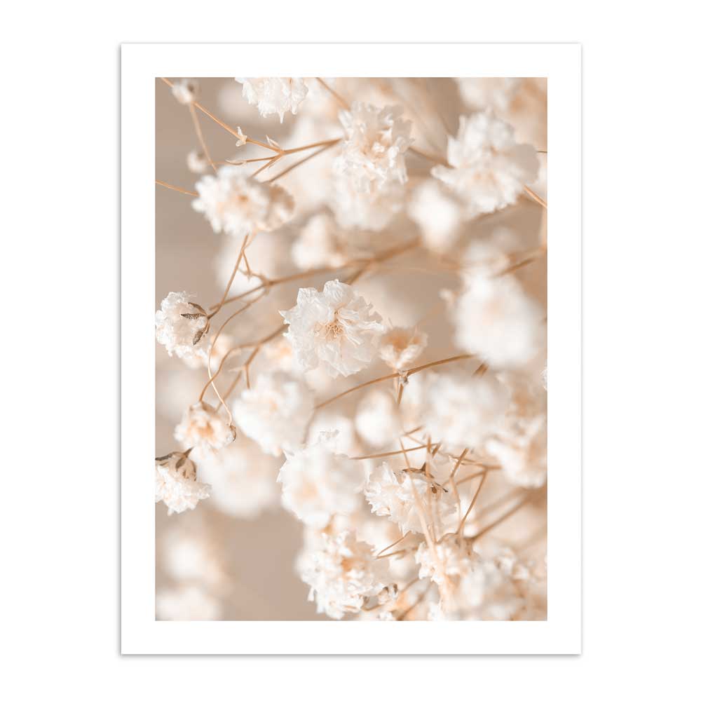 Flores Delicadas 50x70 / Marco Color Roble