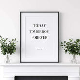 Lámina decorativa personalizada para parejas