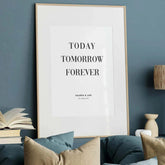 Lámina decorativa personalizada para parejas