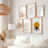Conjunto 6 Láminas decorativas estilo bohemio