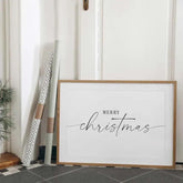 Juego de 8 láminas navideñas con frases como: "Marry Christmas"